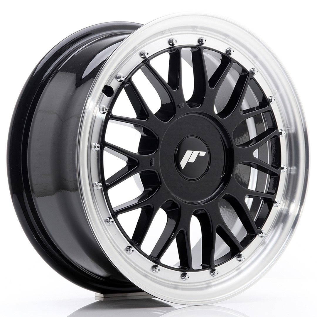 Image of JR-Wheels JR23 Velgen 16 Inch 7J ET20-45 Custom PCD Gloss Black