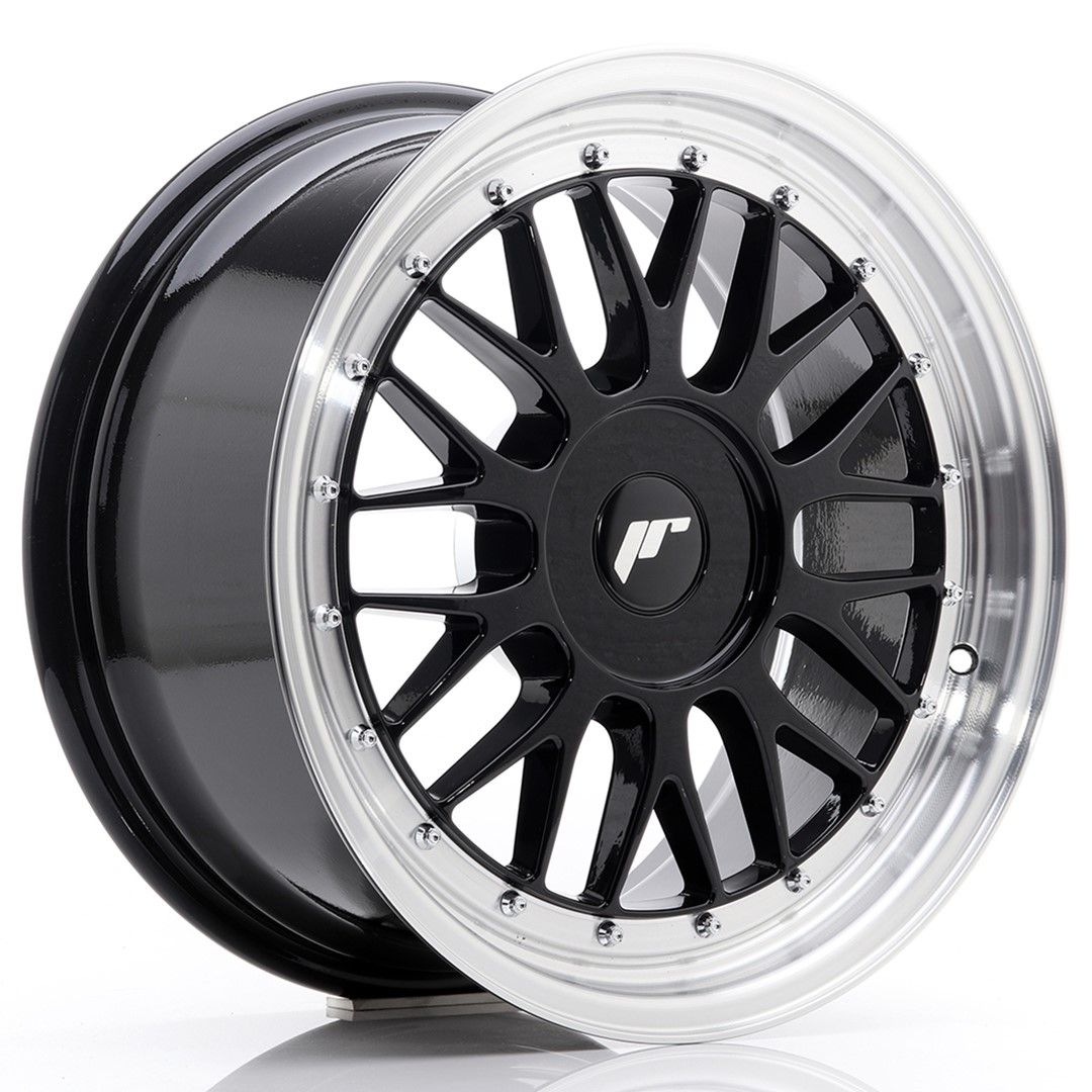 Image of JR-Wheels JR23 Velgen 17 Inch 8J ET40-45 Custom PCD Gloss Black