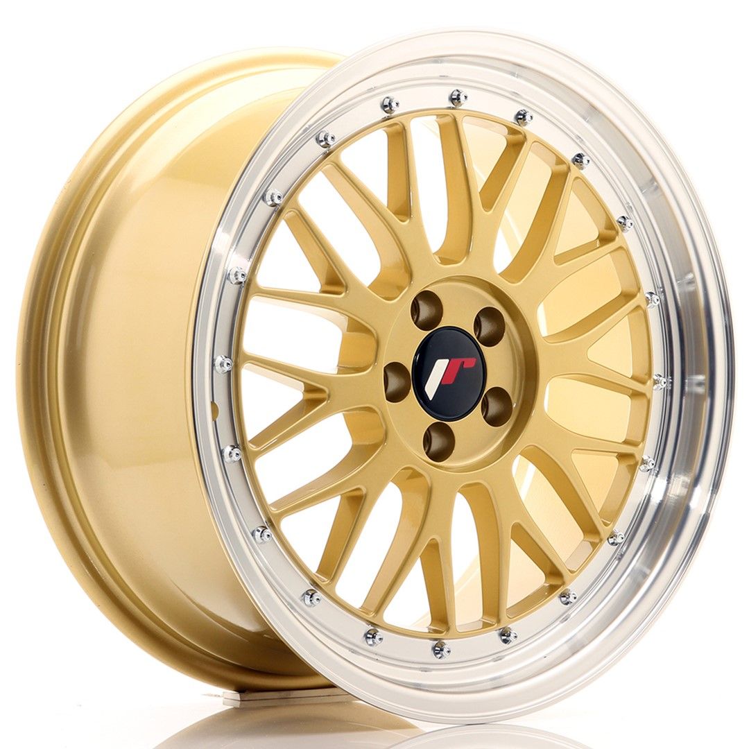Image of JR-Wheels JR23 Velgen 18 Inch 8.5J ET45 5x112 Gold Machined Lip