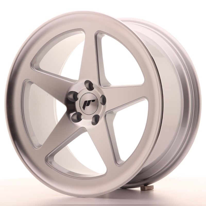 Image of JR-Wheels JR24 Velgen 18 Inch 8.5J ET38 5x100 Silver Machined Face