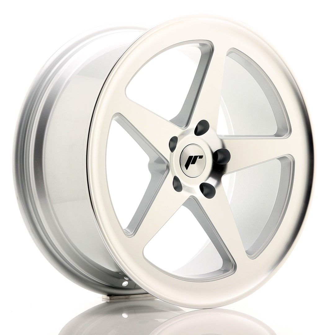 Image of JR-Wheels JR24 Velgen 19 Inch 8.5J ET35 5x120 Silver Machined Face