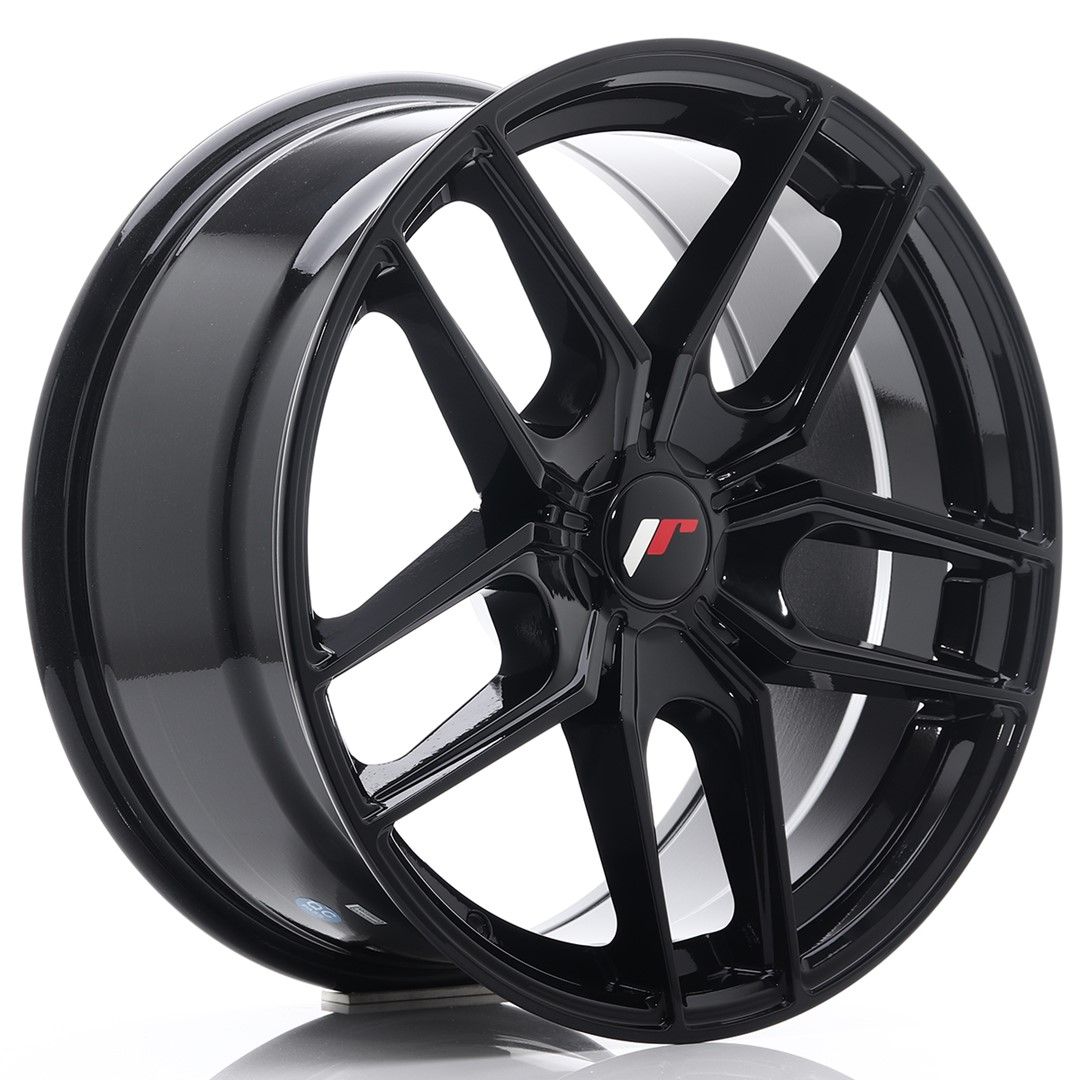 Image of JR-Wheels JR25 Velgen 18 Inch 8.5J ET20-40 Custom PCD Gloss Black