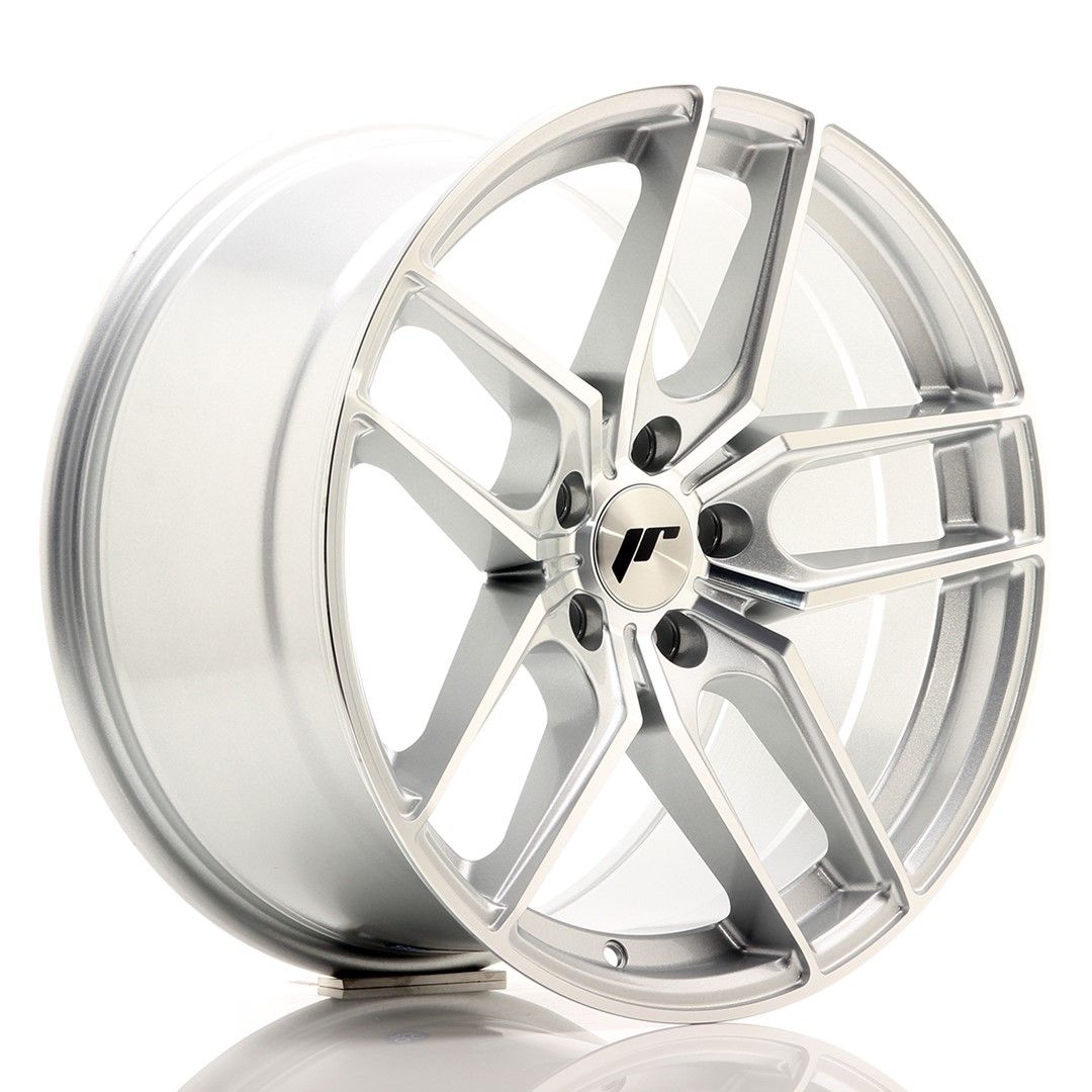 Image of JR-Wheels JR25 Velgen 18 Inch 9.5J ET40 5x112 Silver Machined Face