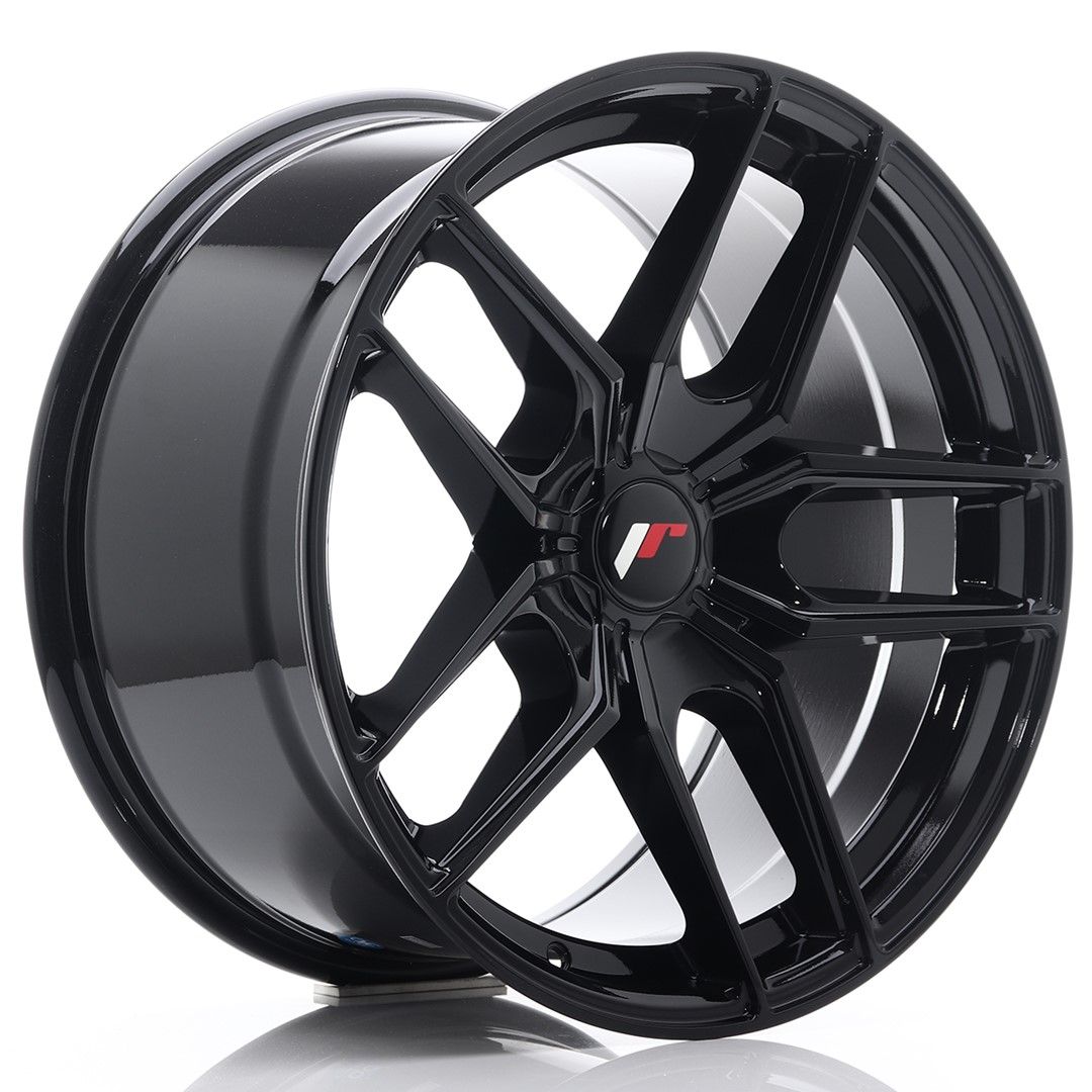 Image of JR-Wheels JR25 Velgen 18 Inch 9.5J ET20-40 Custom PCD Gloss Black