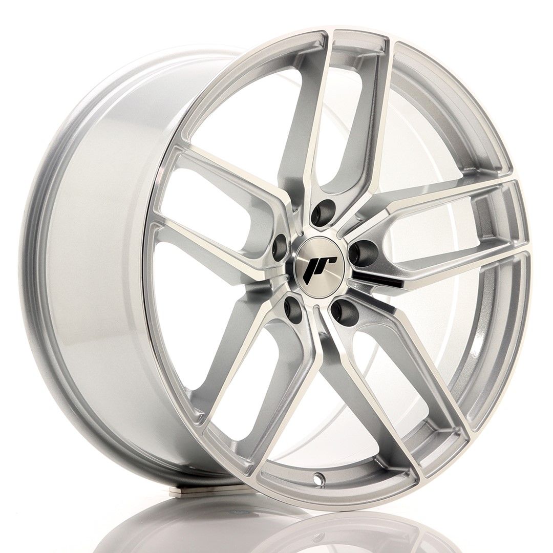 Image of JR-Wheels JR25 Velgen 19 Inch 9.5J ET35 5x120 Silver Machined Face