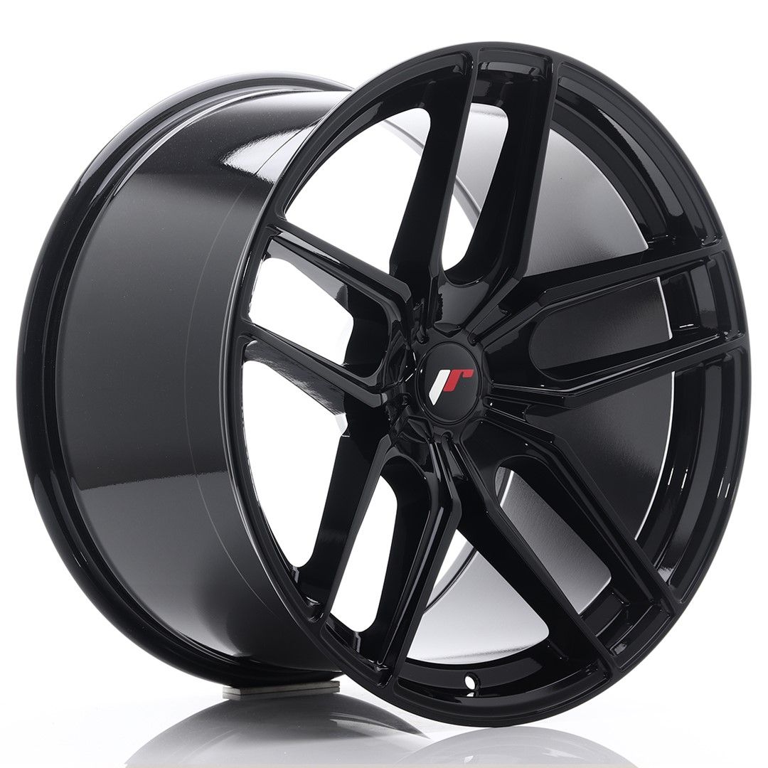 Image of JR-Wheels JR25 Velgen 20 Inch 11J ET20-40 Custom PCD Gloss Black