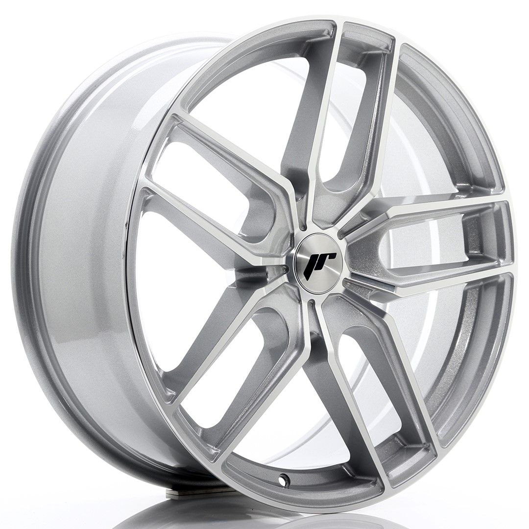 Image of JR-Wheels JR25 Velgen 20 Inch 8.5J ET20-40 Custom PCD Silver Machined Face