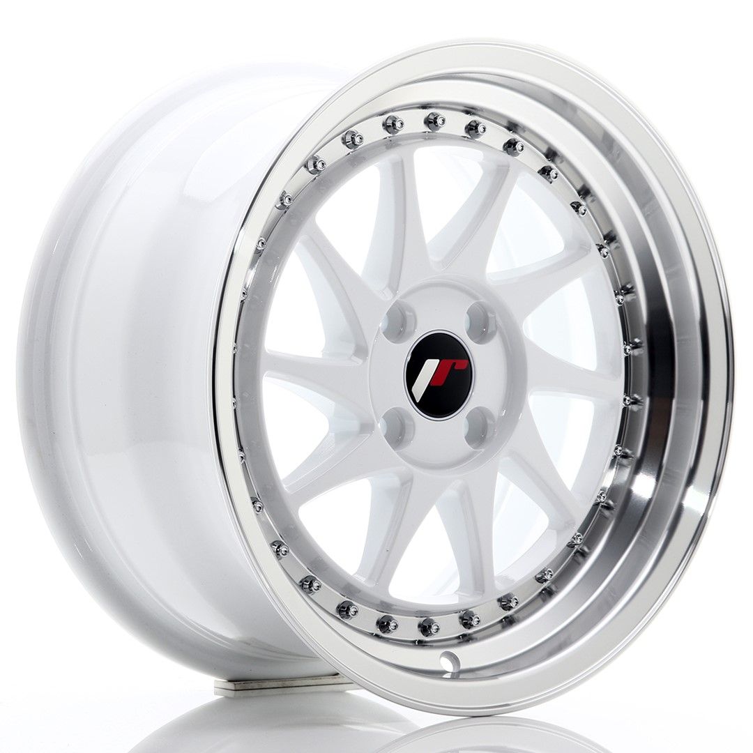 Image of JR-Wheels JR26 Velgen 16 Inch 8J ET30 4x100 White Machined