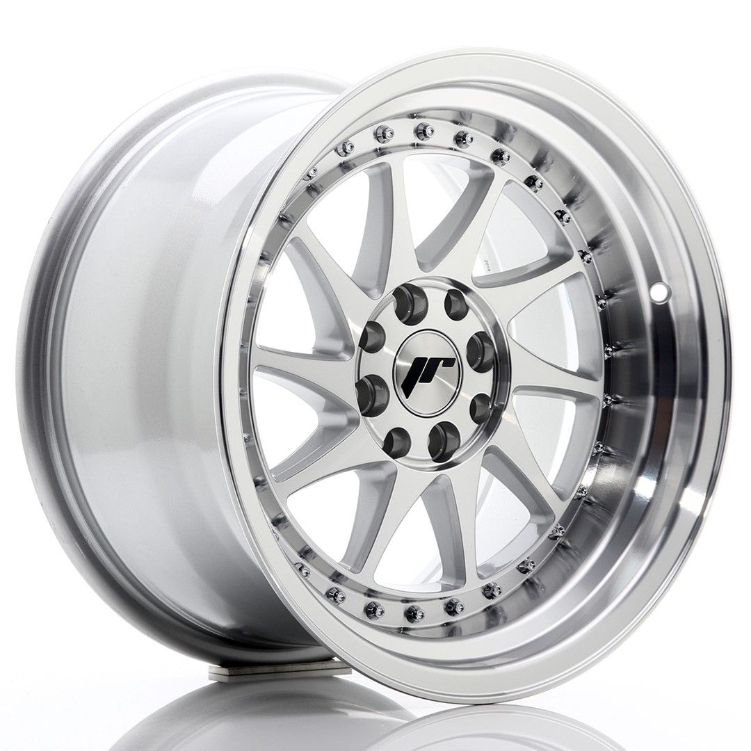 Image of JR-Wheels JR26 Velgen 16 Inch 9J ET20 4x100,4x108 Silver Machined Face