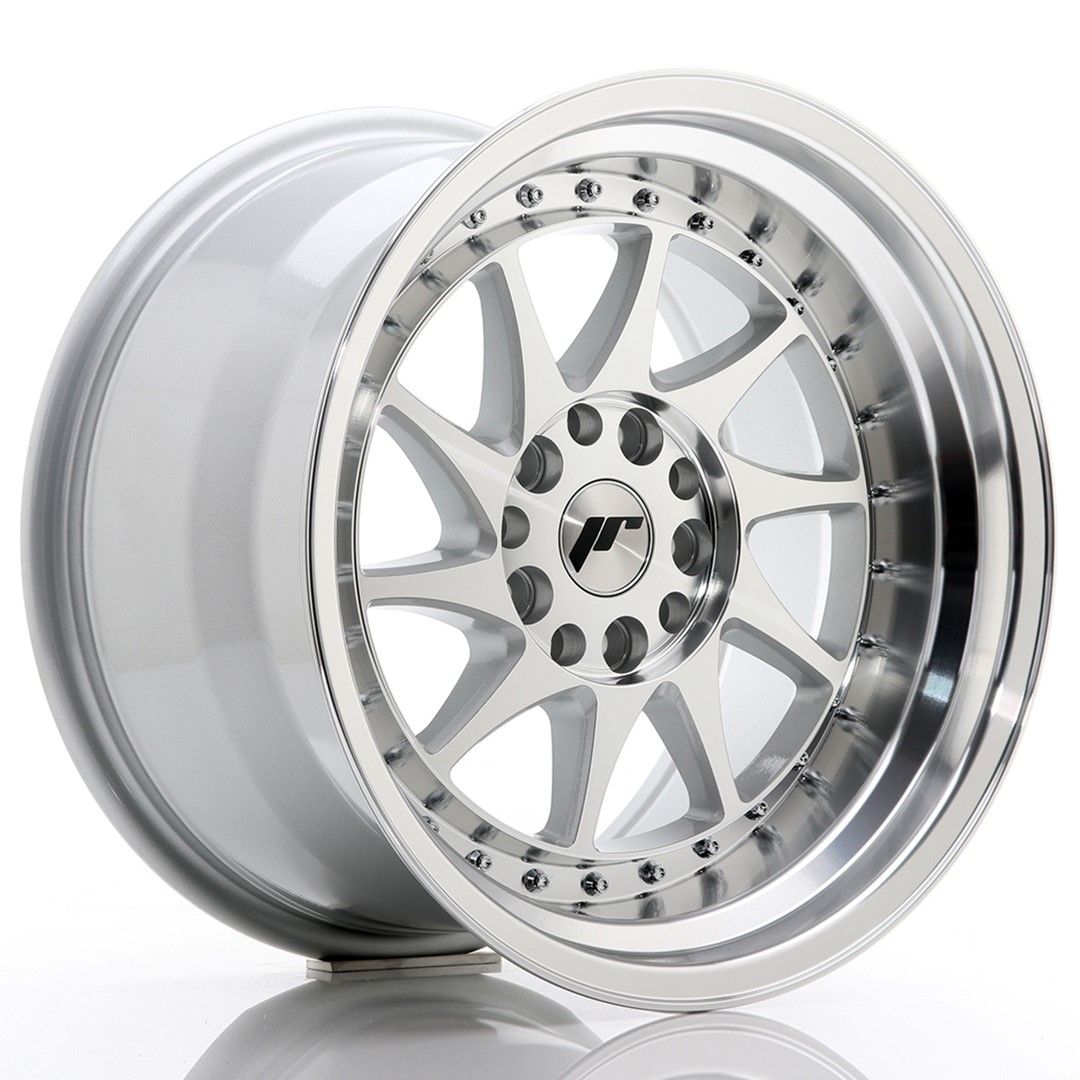 Image of JR-Wheels JR26 Velgen 17 Inch 10J ET20 5x114.3,5x120 Silver Machined Face