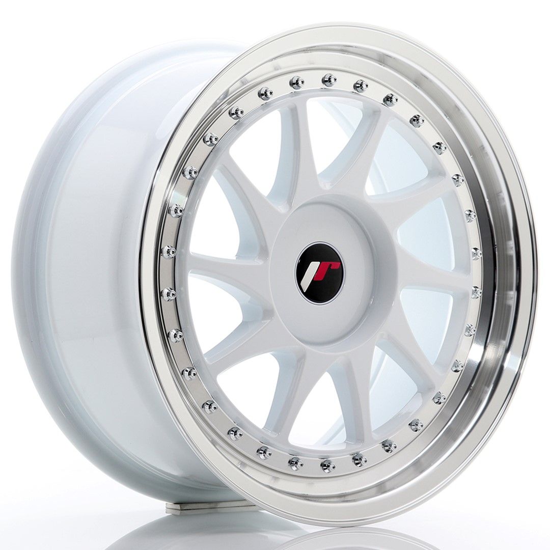 Image of JR-Wheels JR26 Velgen 17 Inch 8J ET20-35 Custom PCD White Machined