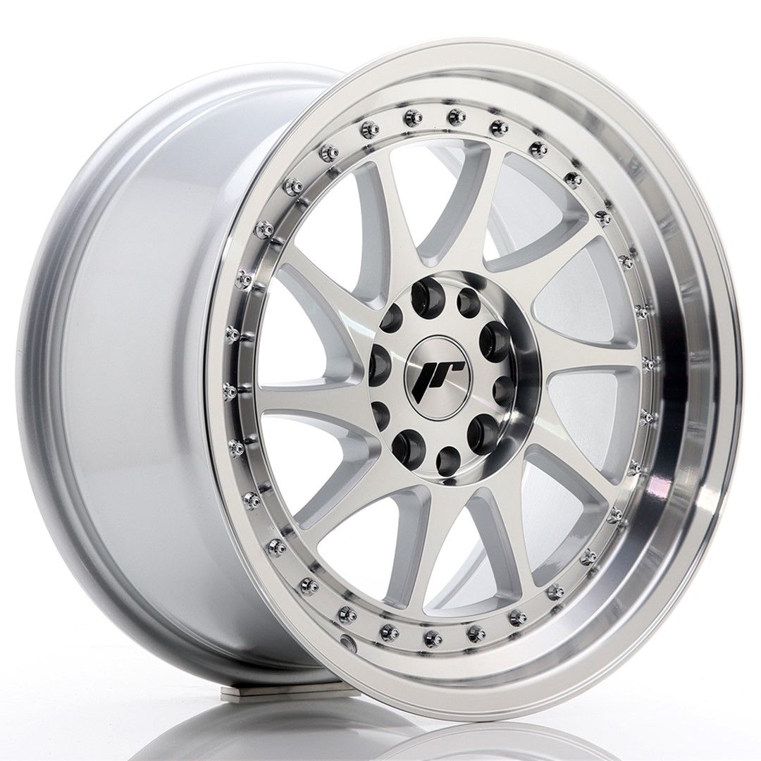 Image of JR-Wheels JR26 Velgen 17 Inch 9J ET25 5x114.3,5x120 Silver Machined Face