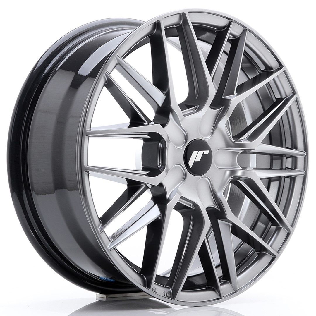 Image of JR-Wheels JR28 Velgen 17 Inch 7J ET20-45 Custom PCD Hyper Black