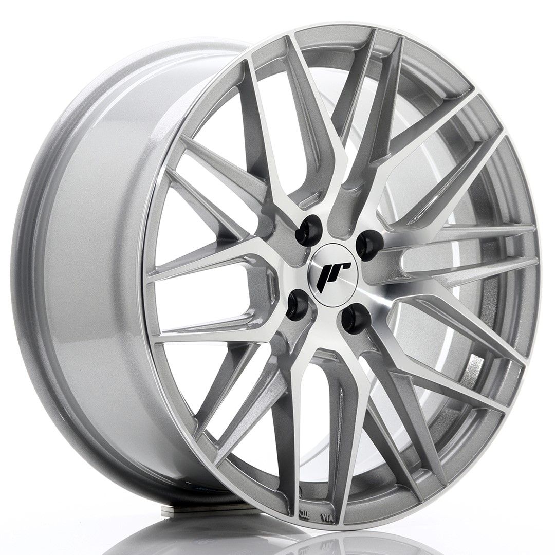 Image of JR-Wheels JR28 Velgen 17 Inch 8J ET40 4x100 Silver Machined Face