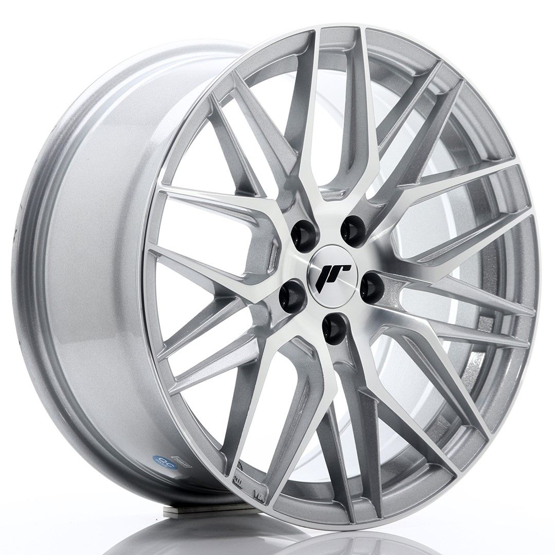 Image of JR-Wheels JR28 Velgen 17 Inch 8J ET35 5x100 Silver Machined Face