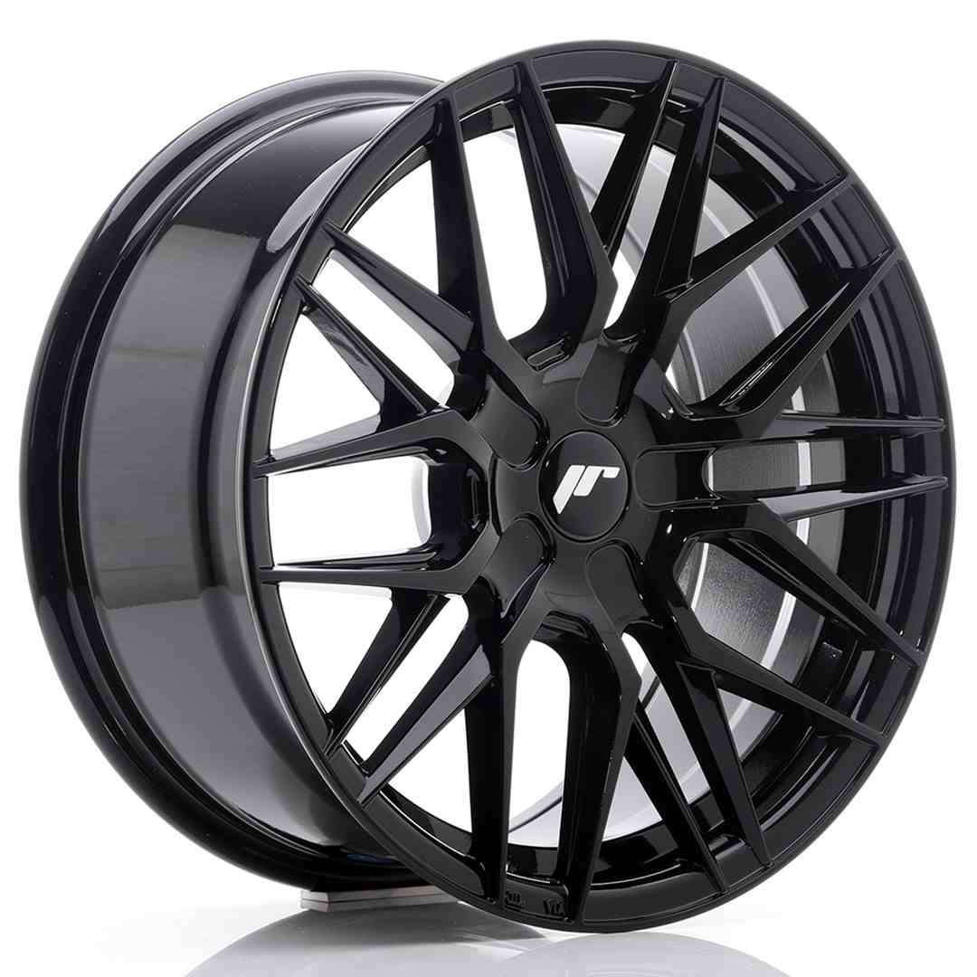Image of JR-Wheels JR28 Velgen 17 Inch 8J ET35-40 Custom PCD Gloss Black