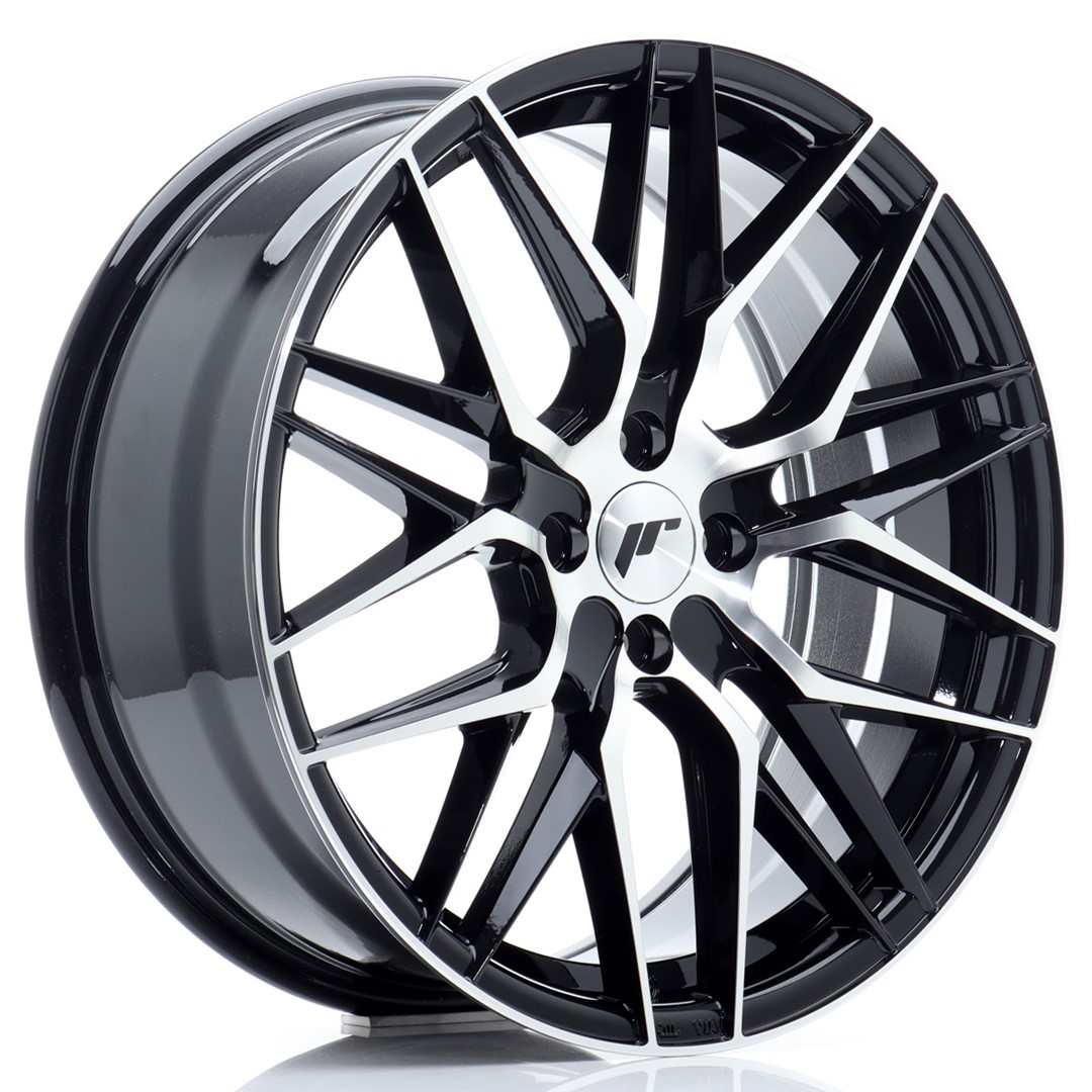 Image of JR-Wheels JR28 Velgen 18 Inch 7.5J ET40 4x100 Gloss Black Machined Face