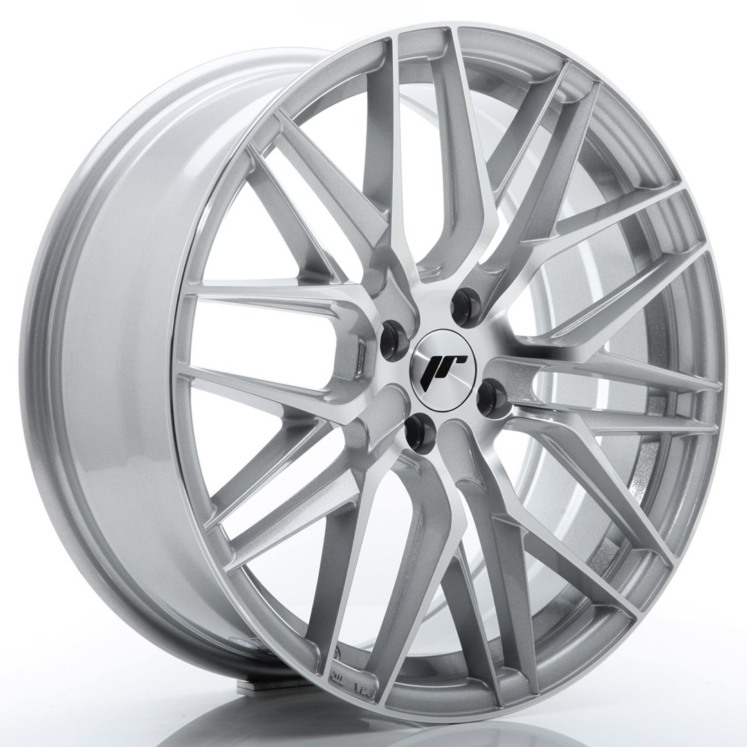 Image of JR-Wheels JR28 Velgen 18 Inch 7.5J ET40 4x100 Silver Machined Face