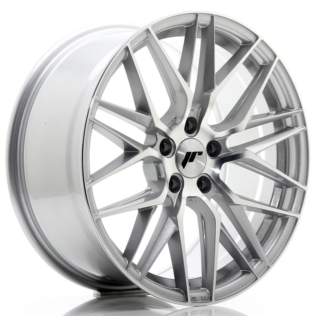 Image of JR-Wheels JR28 Velgen 18 Inch 8.5J ET40 5x120 Silver Machined Face