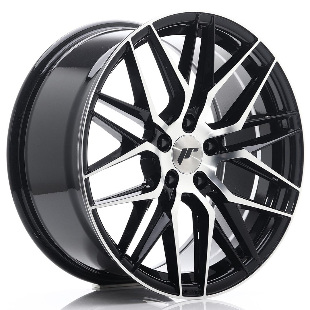 Image of JR-Wheels JR28 Velgen 18 Inch 8.5J ET40 5x112 Gloss Black Machined Face