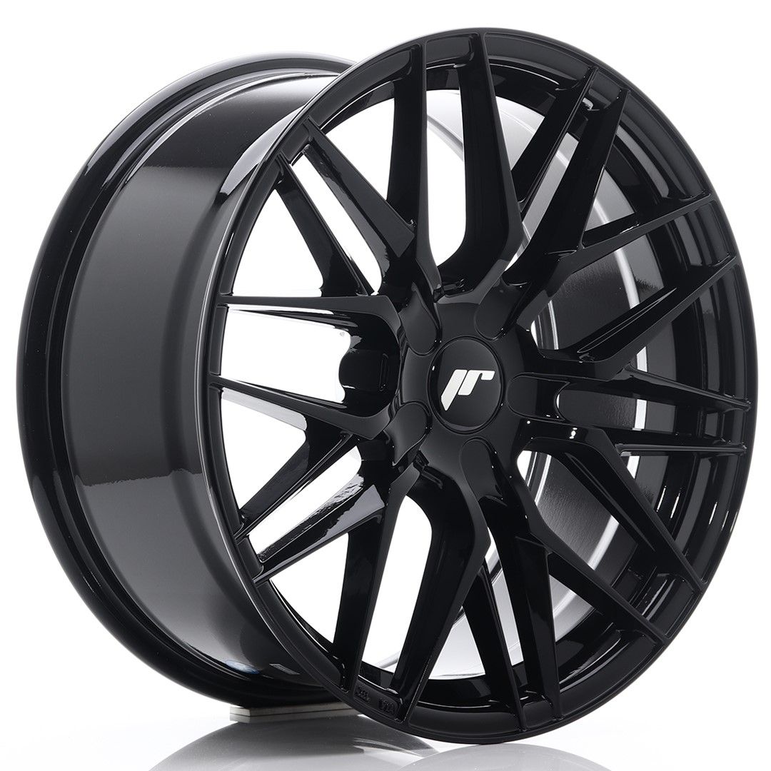 Image of JR-Wheels JR28 Velgen 18 Inch 8.5J ET20-40 Custom PCD Gloss Black