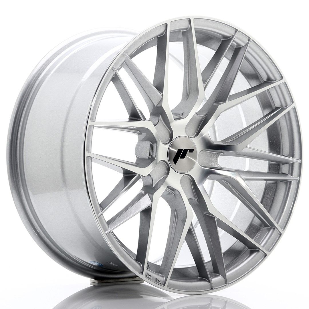 Image of JR-Wheels JR28 Velgen 18 Inch 9.5J ET20-40 Custom PCD Silver Machined Face