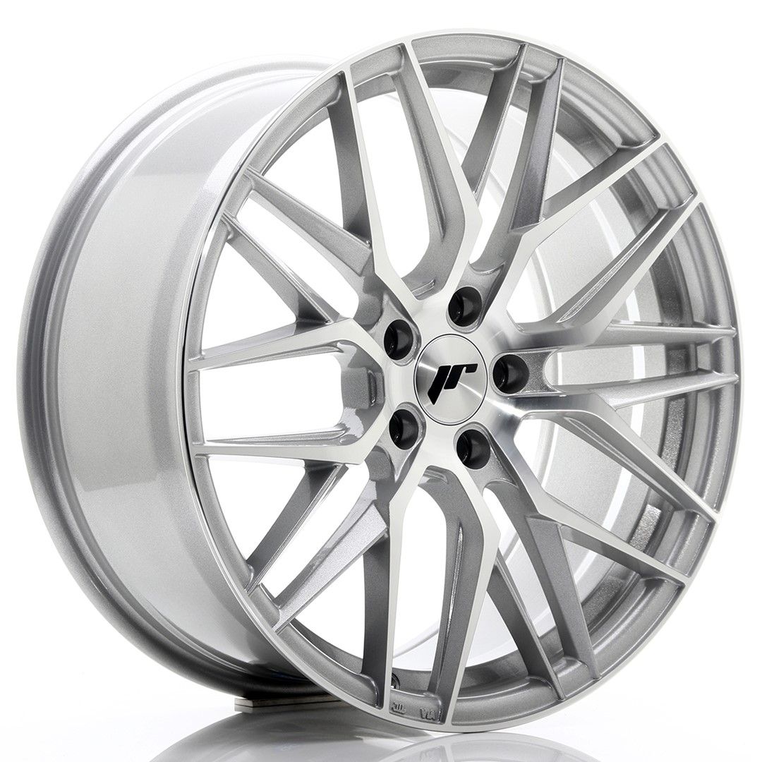 Image of JR-Wheels JR28 Velgen 19 Inch 8.5J ET35 5x120 Silver Machined Face