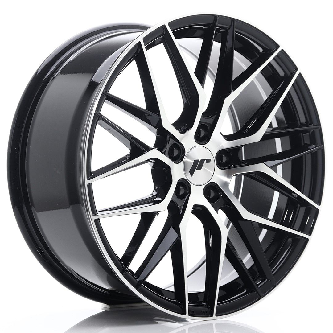 Image of JR-Wheels JR28 Velgen 19 Inch 8.5J ET40 5x112 Gloss Black Machined Face