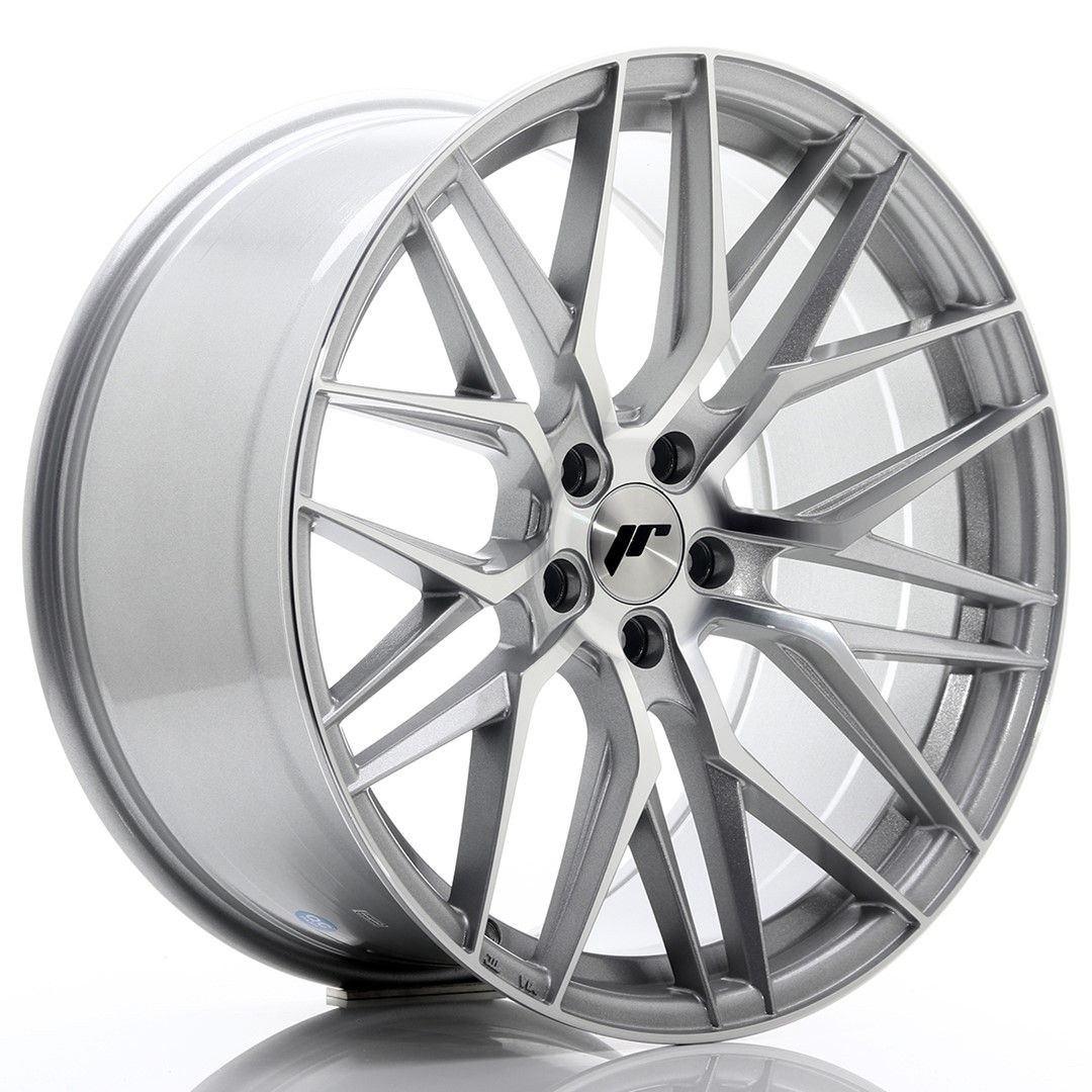 Image of JR-Wheels JR28 Velgen 20 Inch 10J ET40 5x112 Silver Machined Face