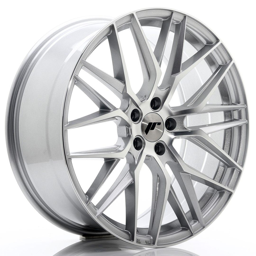 Image of JR-Wheels JR28 Velgen 20 Inch 8.5J ET40 5x112 Silver Machined Face