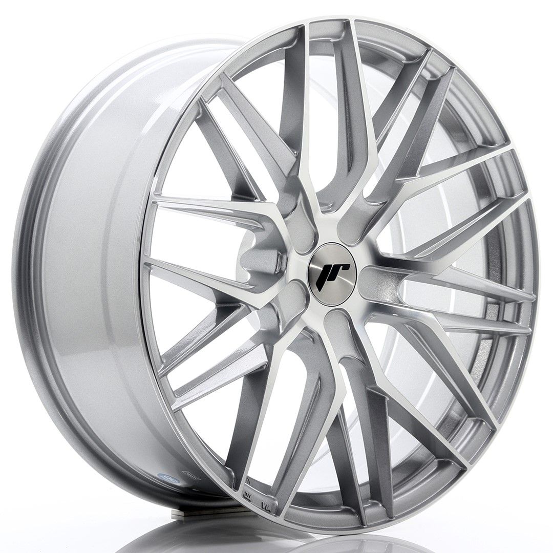 Image of JR-Wheels JR28 Velgen 20 Inch 8.5J ET20-40 Custom PCD Silver Machined Face