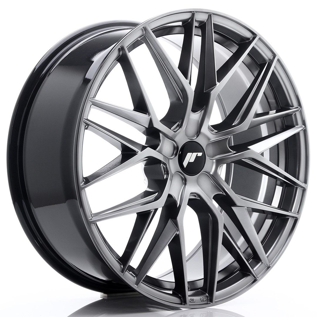 Image of JR-Wheels JR28 Velgen 21 Inch 9J ET15-45 Custom PCD Hyper Black