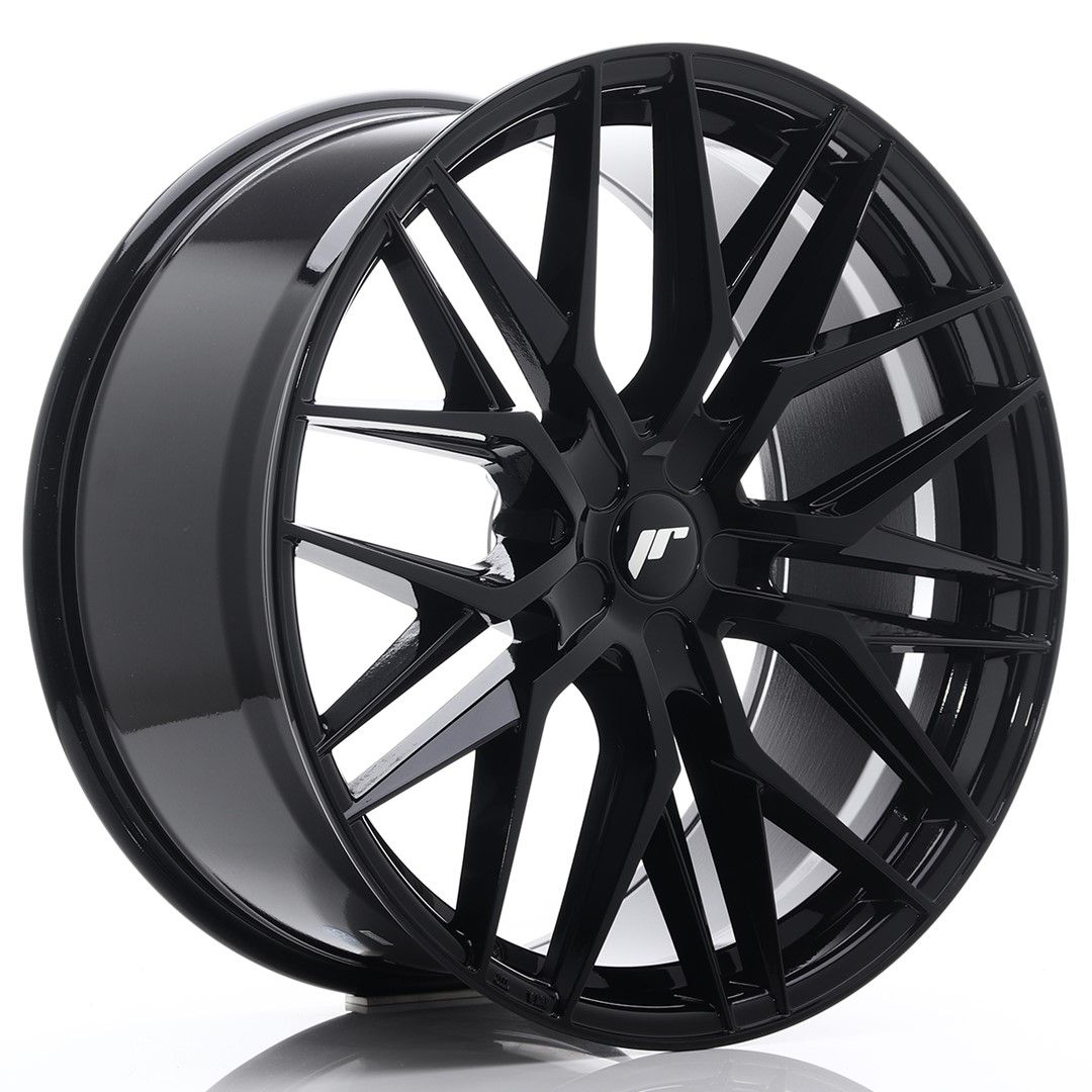 Image of JR-Wheels JR28 Velgen 22 Inch 10.5J ET15-50 Custom PCD Gloss Black