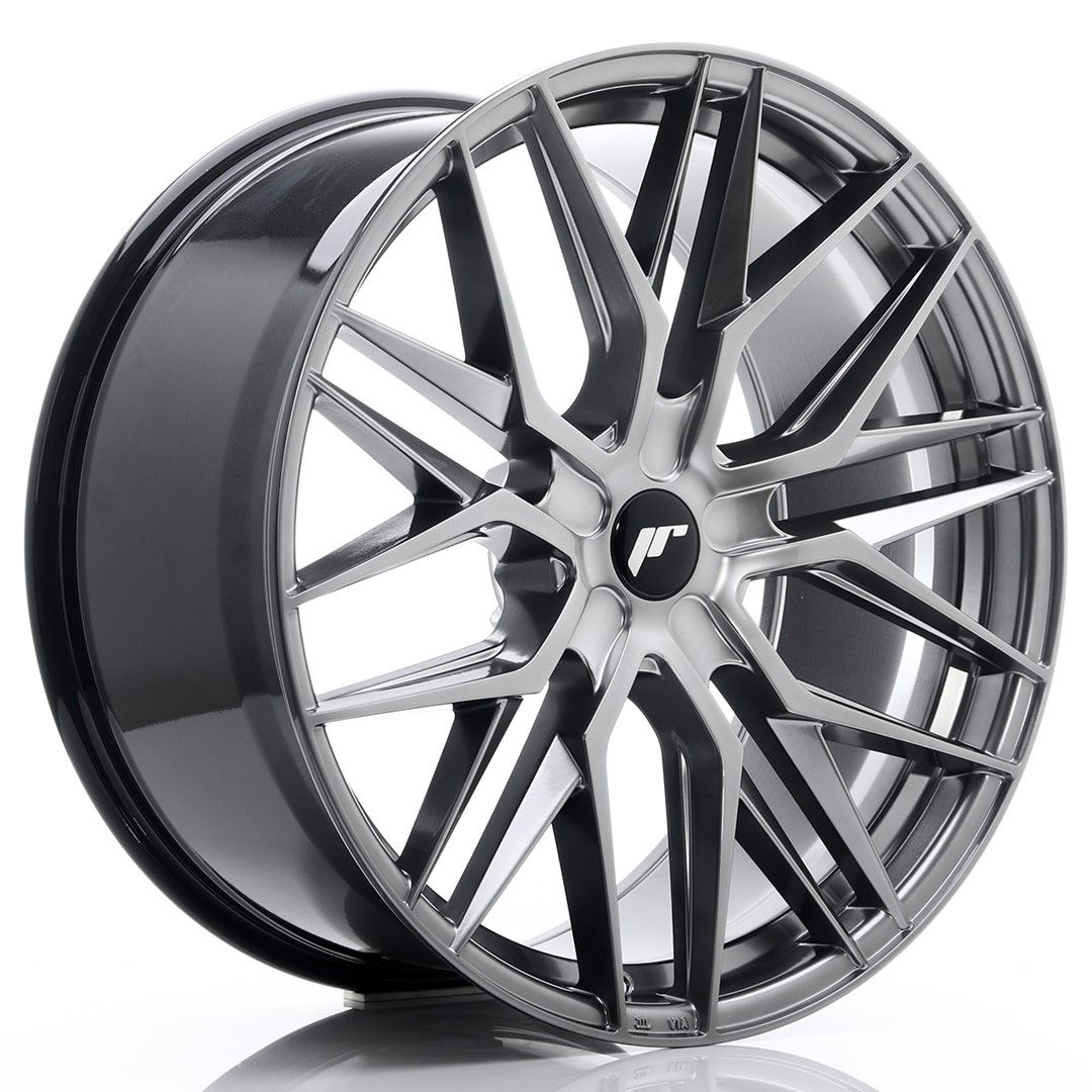 Image of JR-Wheels JR28 Velgen 22 Inch 10.5J ET15-50 Custom PCD Hyper Black
