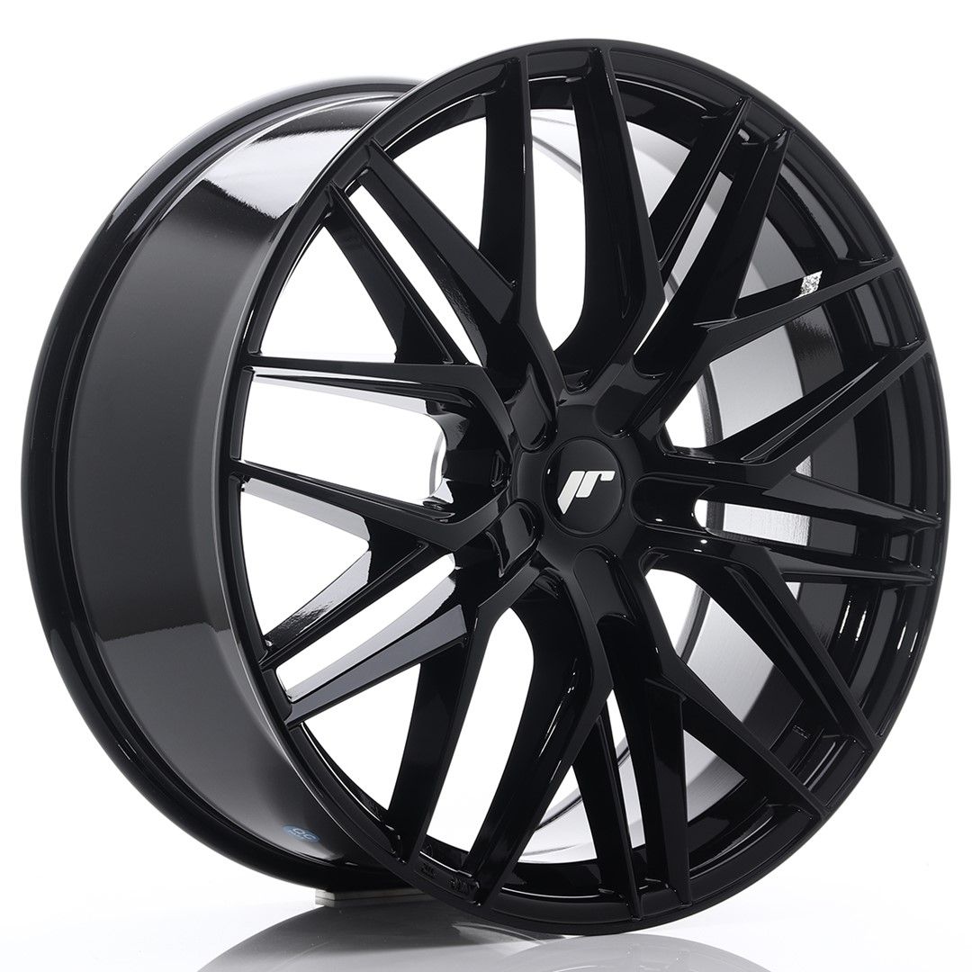 Image of JR-Wheels JR28 Velgen 22 Inch 9J ET30-45 Custom PCD Gloss Black