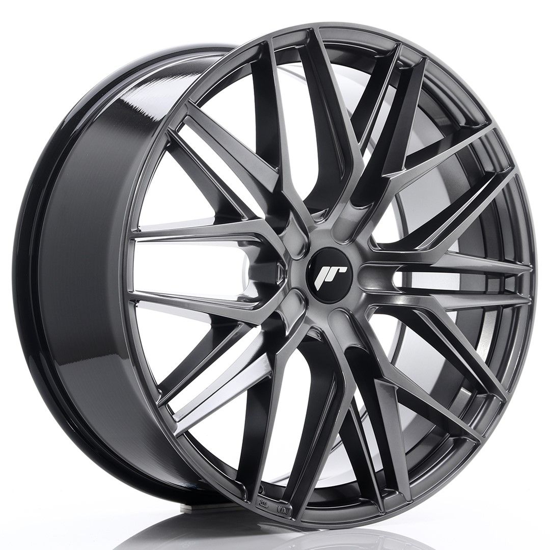 Image of JR-Wheels JR28 Velgen 22 Inch 9J ET30-45 Custom PCD Hyper Black