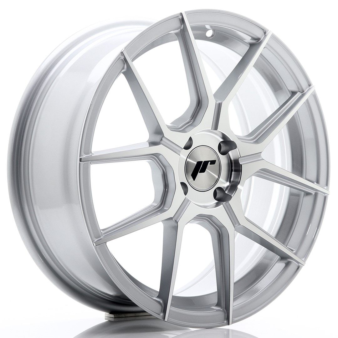 Image of JR-Wheels JR30 Velgen 17 Inch 7J ET40 4x100 Silver Machined Face