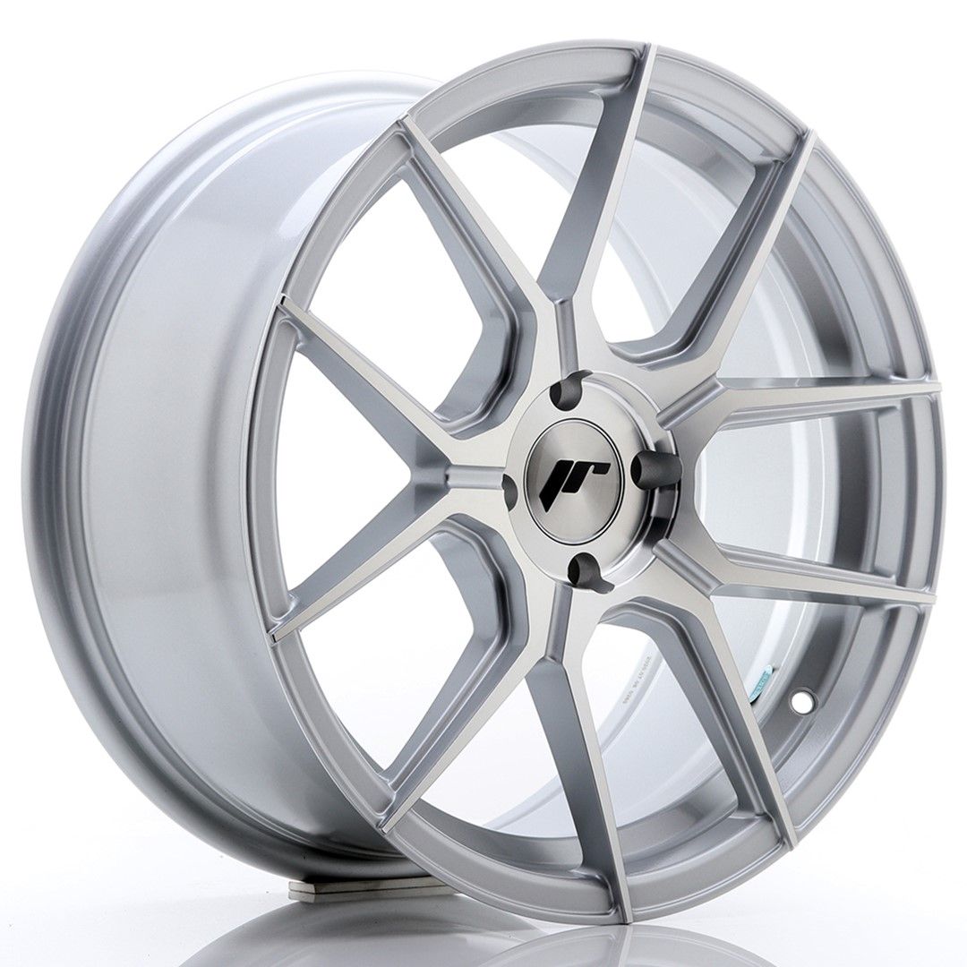 Image of JR-Wheels JR30 Velgen 17 Inch 8J ET40 4x100 Silver Machined Face