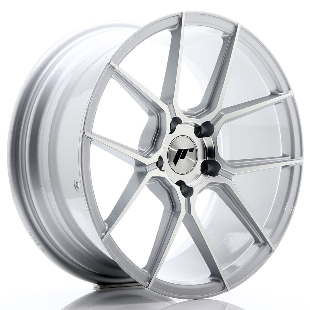 Image of JR-Wheels JR30 Velgen 18 Inch 8.5J ET40 5x112 Silver Machined Face