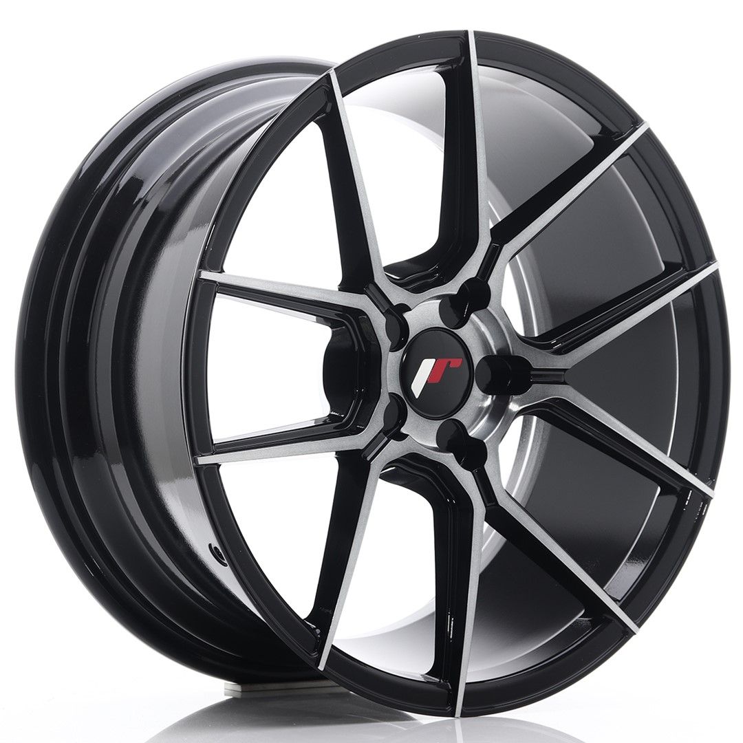 Image of JR-Wheels JR30 Velgen 18 Inch 8.5J ET20-40 Custom PCD Black Brushed