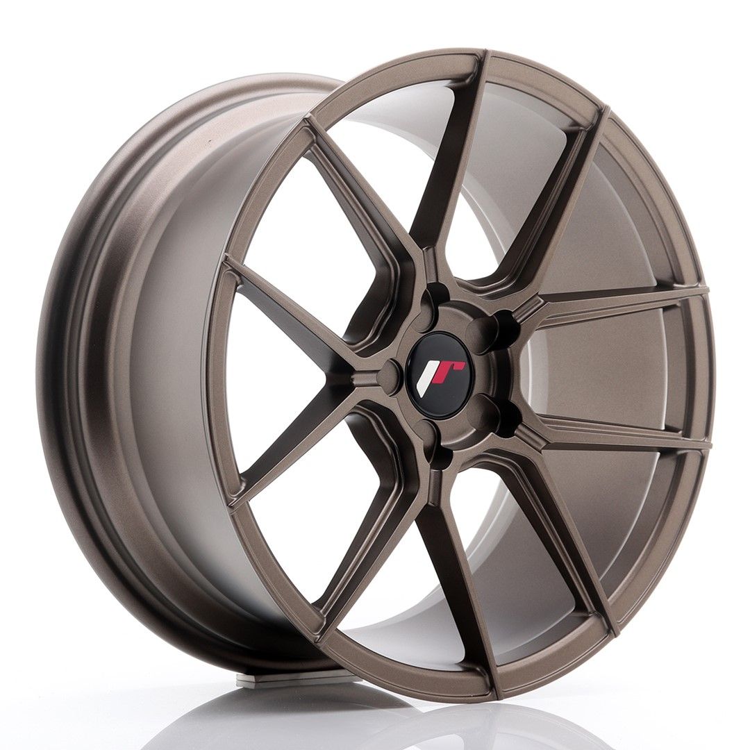 Image of JR-Wheels JR30 Velgen 18 Inch 8.5J ET20-40 Custom PCD Flat Bronze