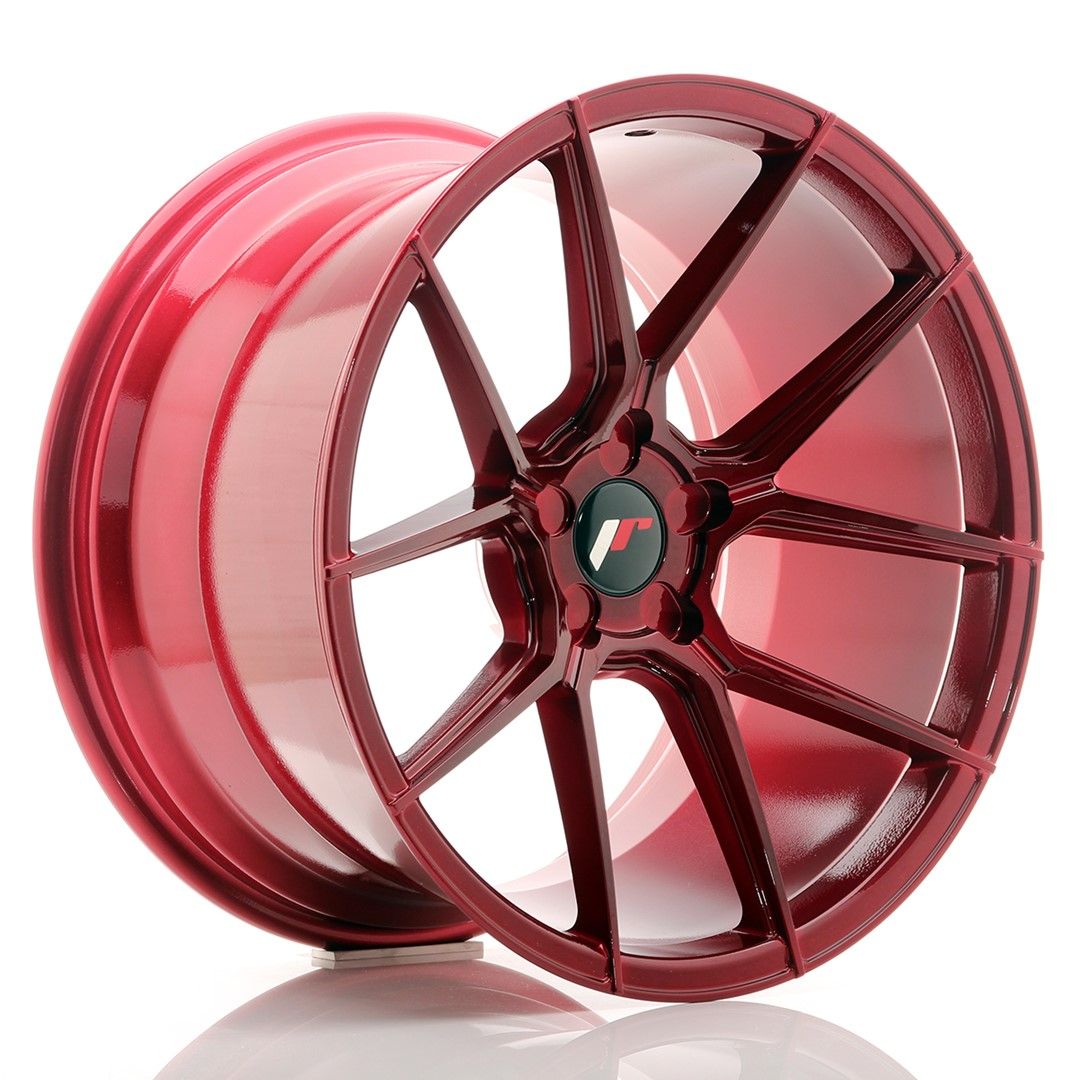 Image of JR-Wheels JR30 Velgen 19 Inch 11J ET15-40 Custom PCD Platinum Red
