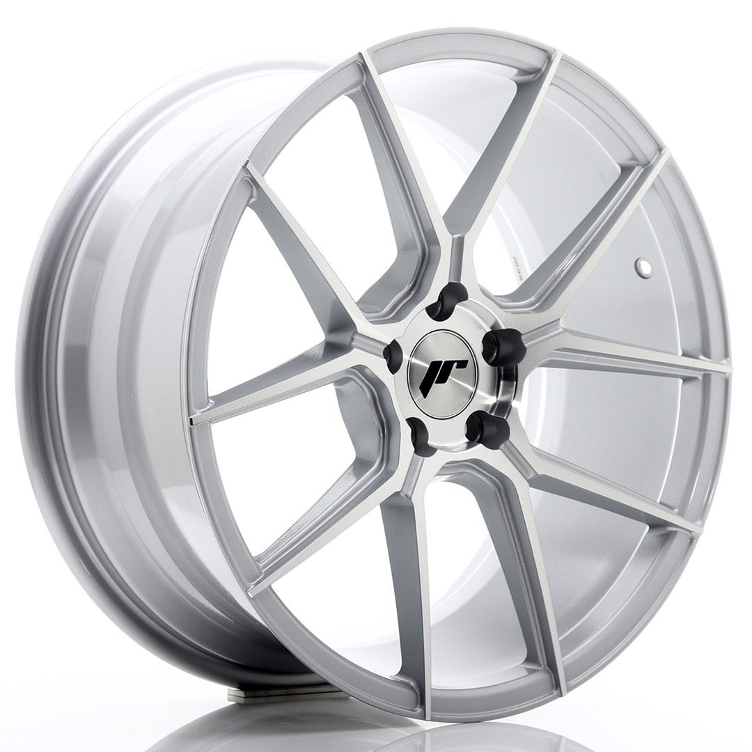 Image of JR-Wheels JR30 Velgen 19 Inch 8.5J ET35 5x120 Silver Machined Face