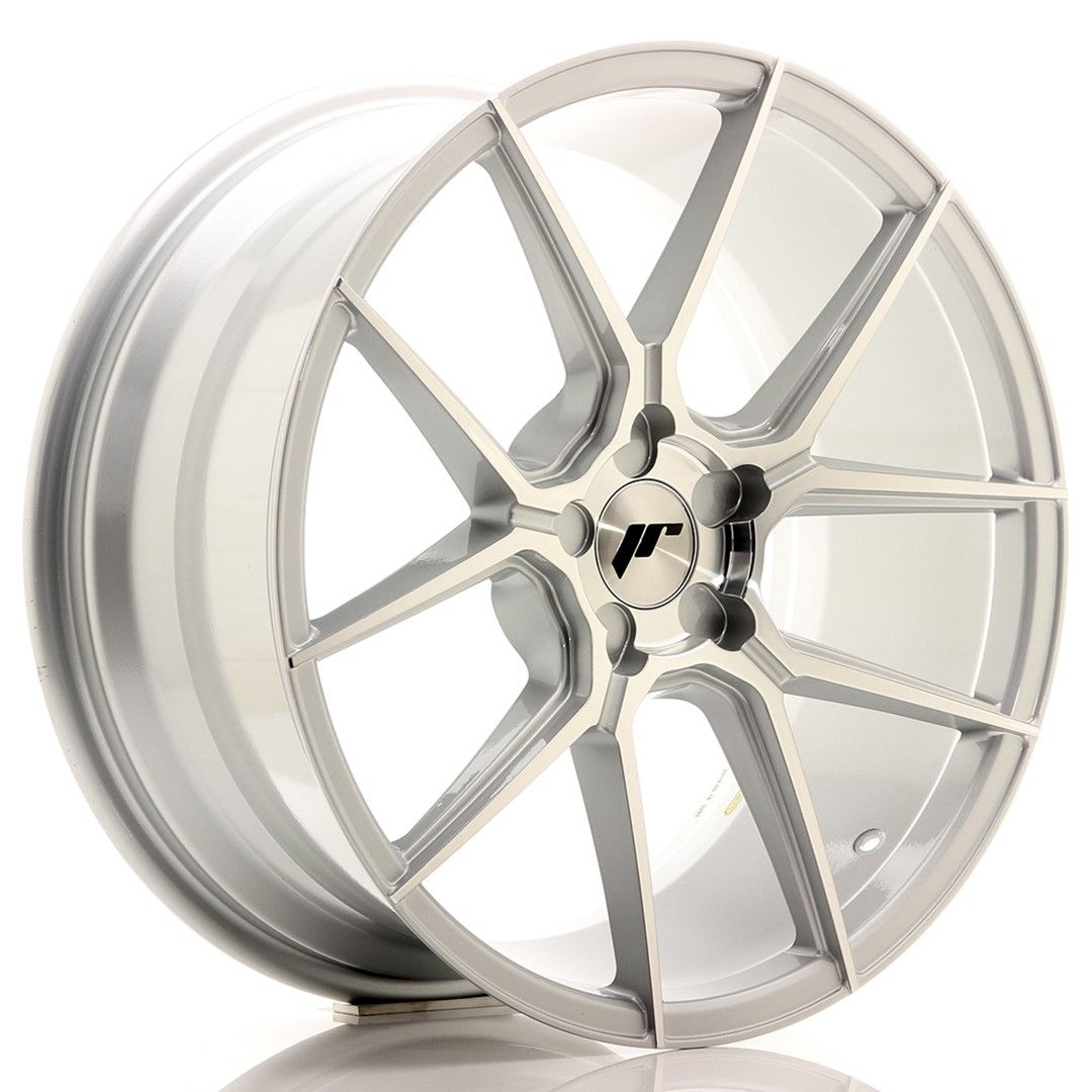 Image of JR-Wheels JR30 Velgen 19 Inch 8.5J ET20-42 Custom PCD Silver Machined Face
