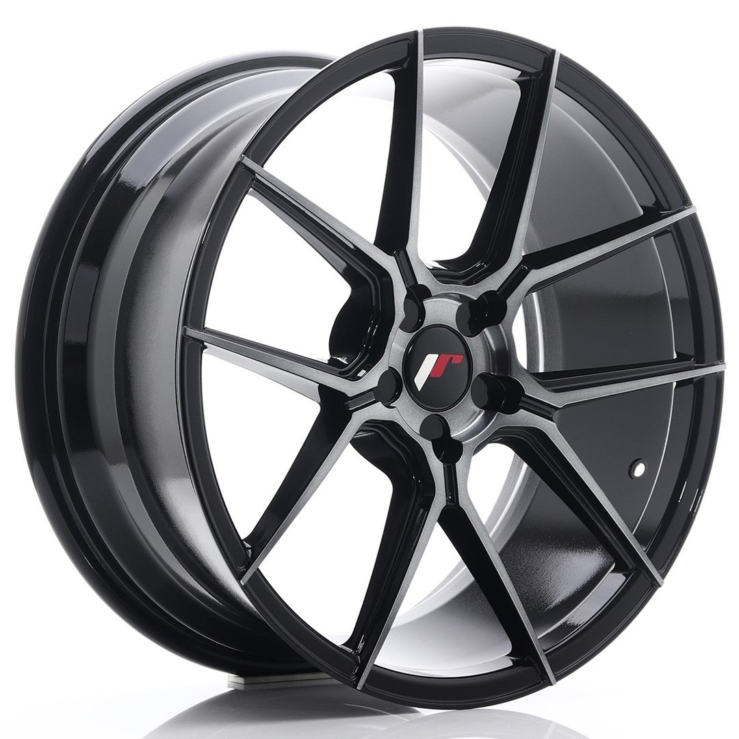 Image of JR-Wheels JR30 Velgen 19 Inch 8.5J ET35-42 Custom PCD Black Brushed