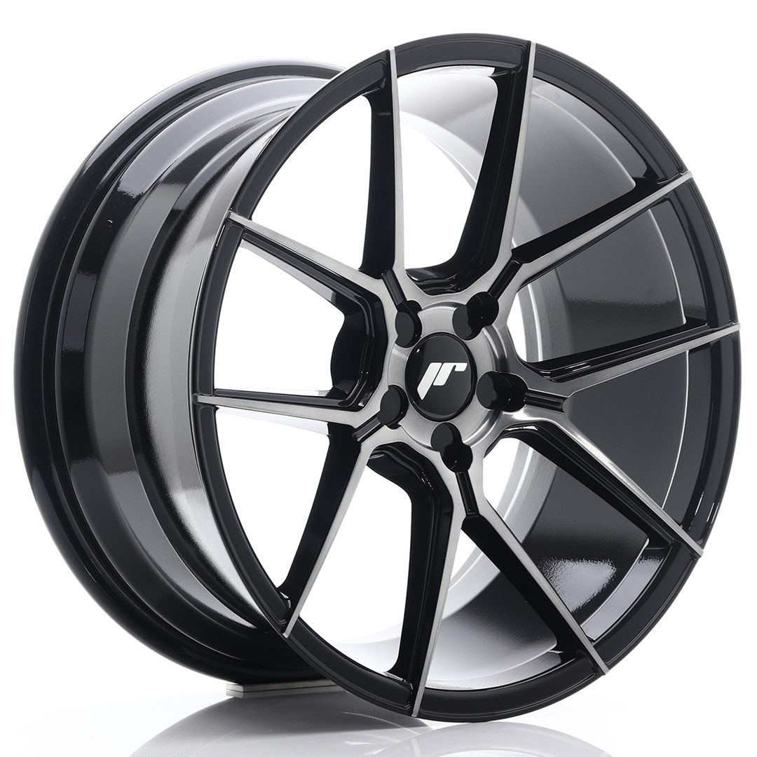 Image of JR-Wheels JR30 Velgen 19 Inch 9.5J ET20-40 Custom PCD Black Brushed