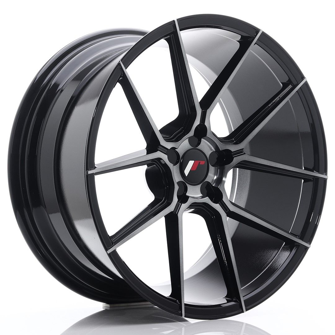 Image of JR-Wheels JR30 Velgen 20 Inch 10J ET20-40 Custom PCD Black Brushed
