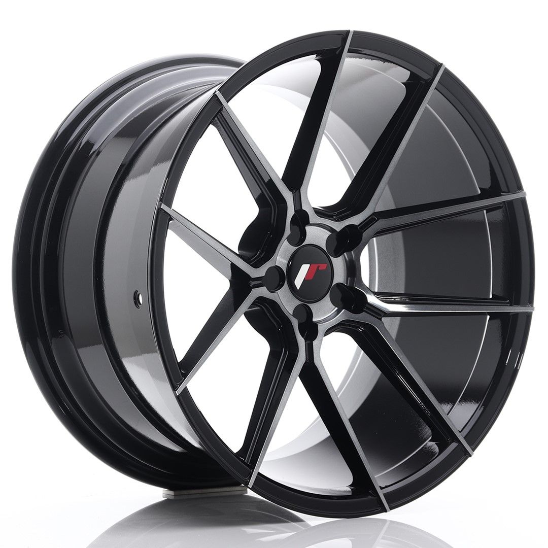 Image of JR-Wheels JR30 Velgen 20 Inch 11J ET20-30 Custom PCD Black Brushed