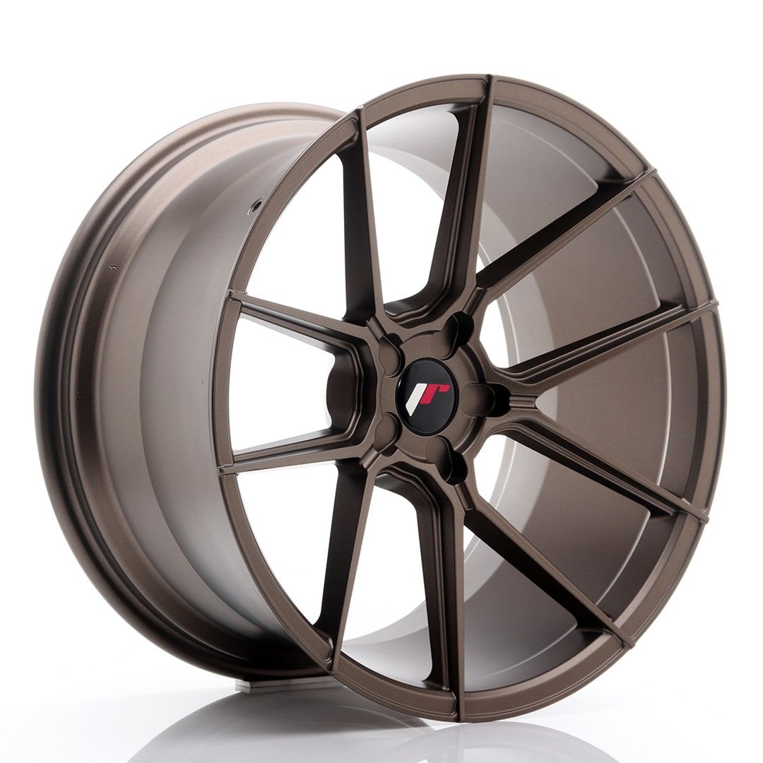 Image of JR-Wheels JR30 Velgen 20 Inch 11J ET20-30 Custom PCD Flat Bronze