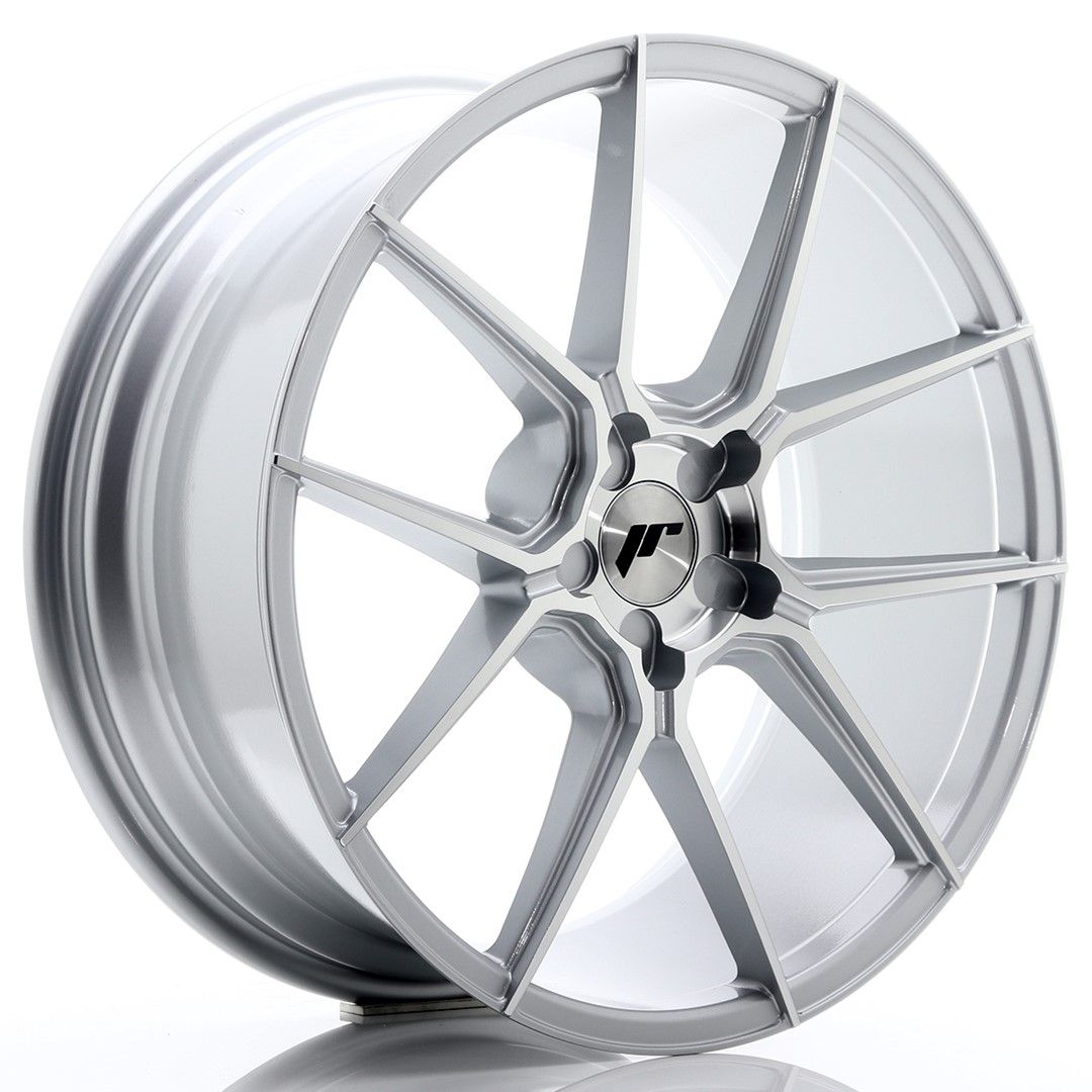 Image of JR-Wheels JR30 Velgen 20 Inch 8.5J ET20-42 Custom PCD Silver Machined Face